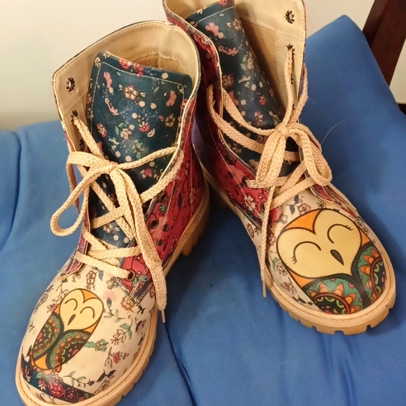 Goby Day of the Owls Boots Sz 38 (7.5) - Picture 2 of 8